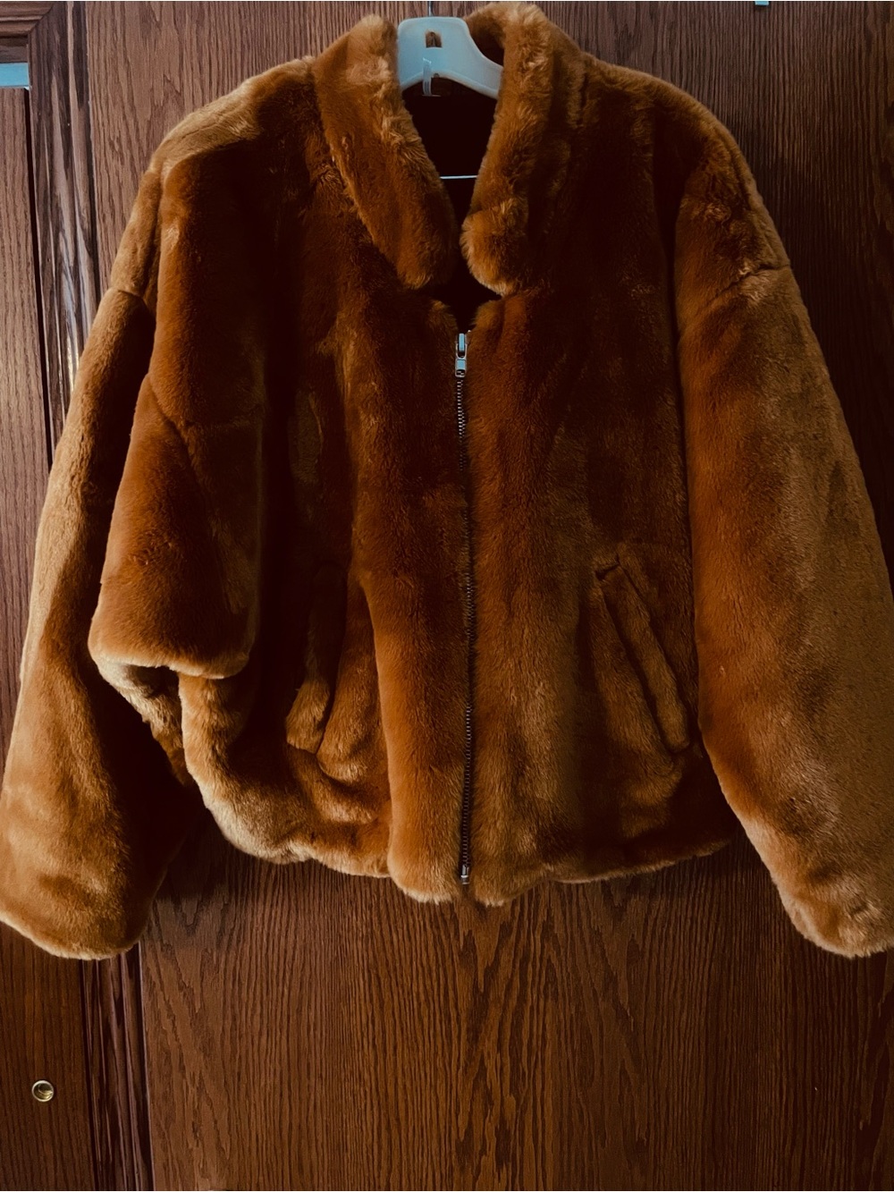NWOT/ Free People Fur Bomber